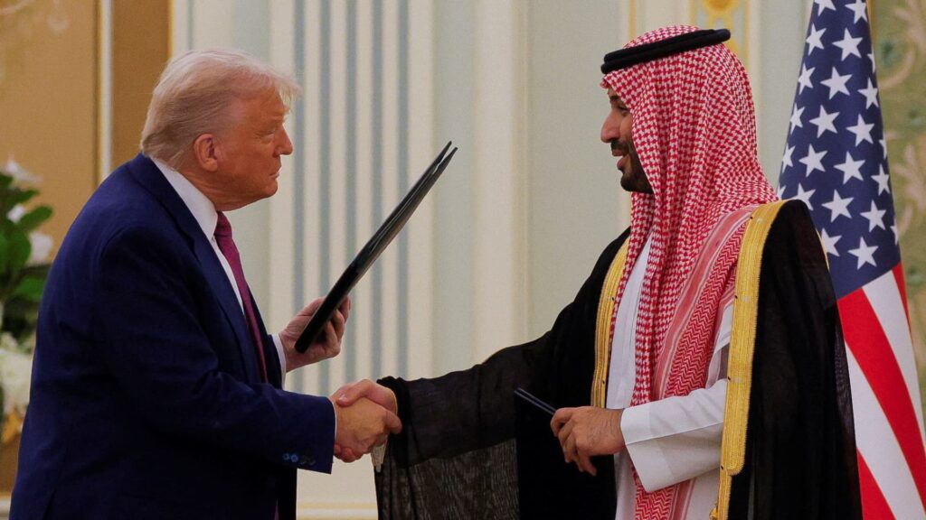 Trump speaks after $600 billion Saudi-U.S. investment announced