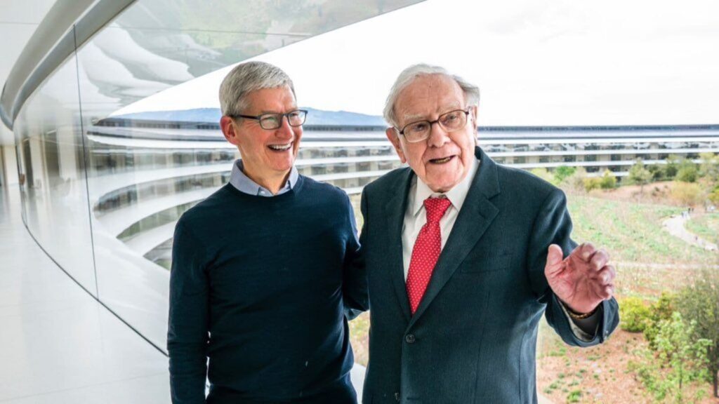 Tim Cook says ‘inspired’ by Warren Buffett’s wisdom, heaps praise on Berkshire Hathaway founder