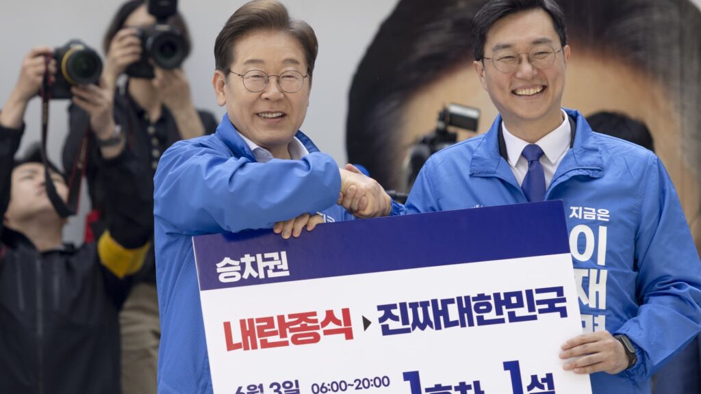 South Korea’s opposition party chief Lee Jae-myung leads presidential race, opinion poll shows